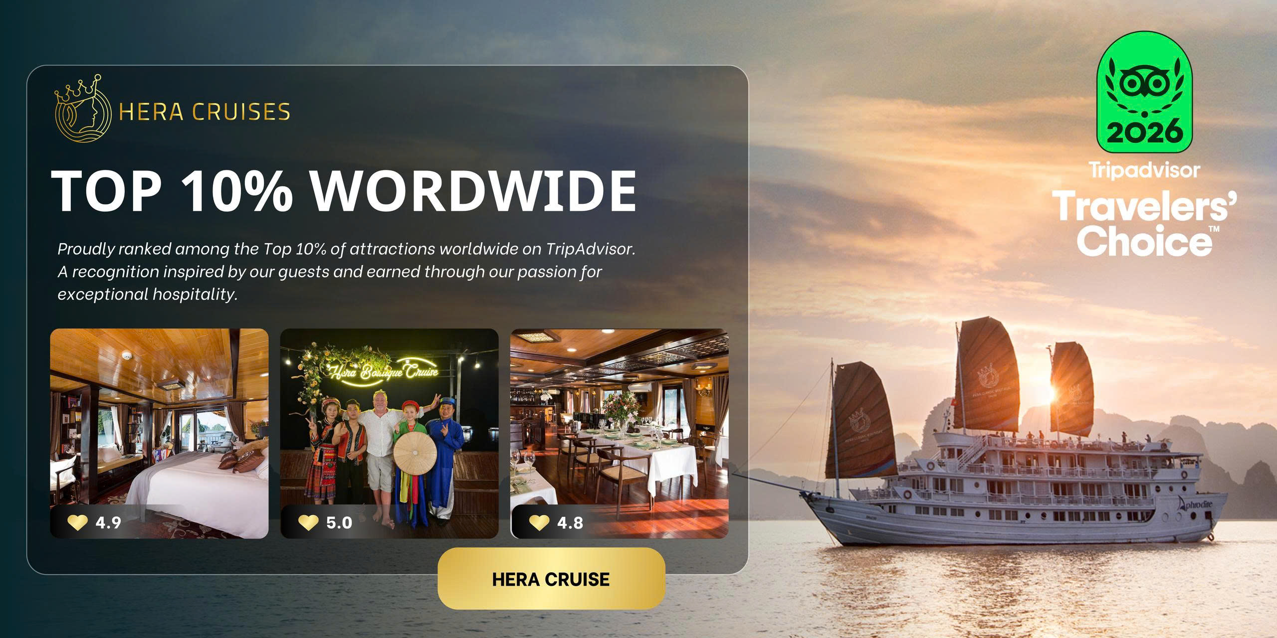 Travelers' Choice 2026 - Hera Cruises